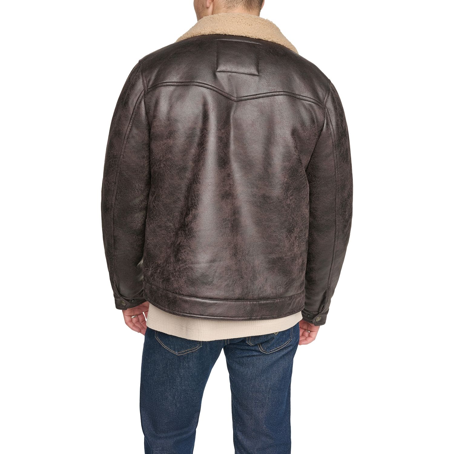 Levi's Men's Faux Shearling Aviator Jacket