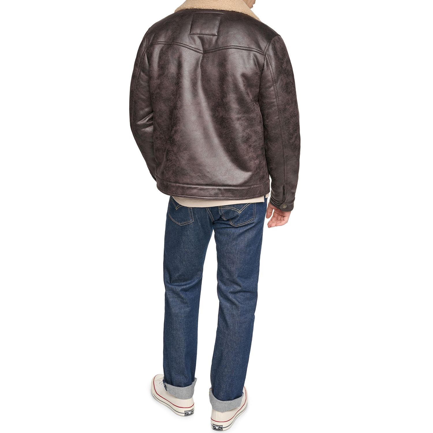 Levi's Men's Faux Shearling Aviator Jacket