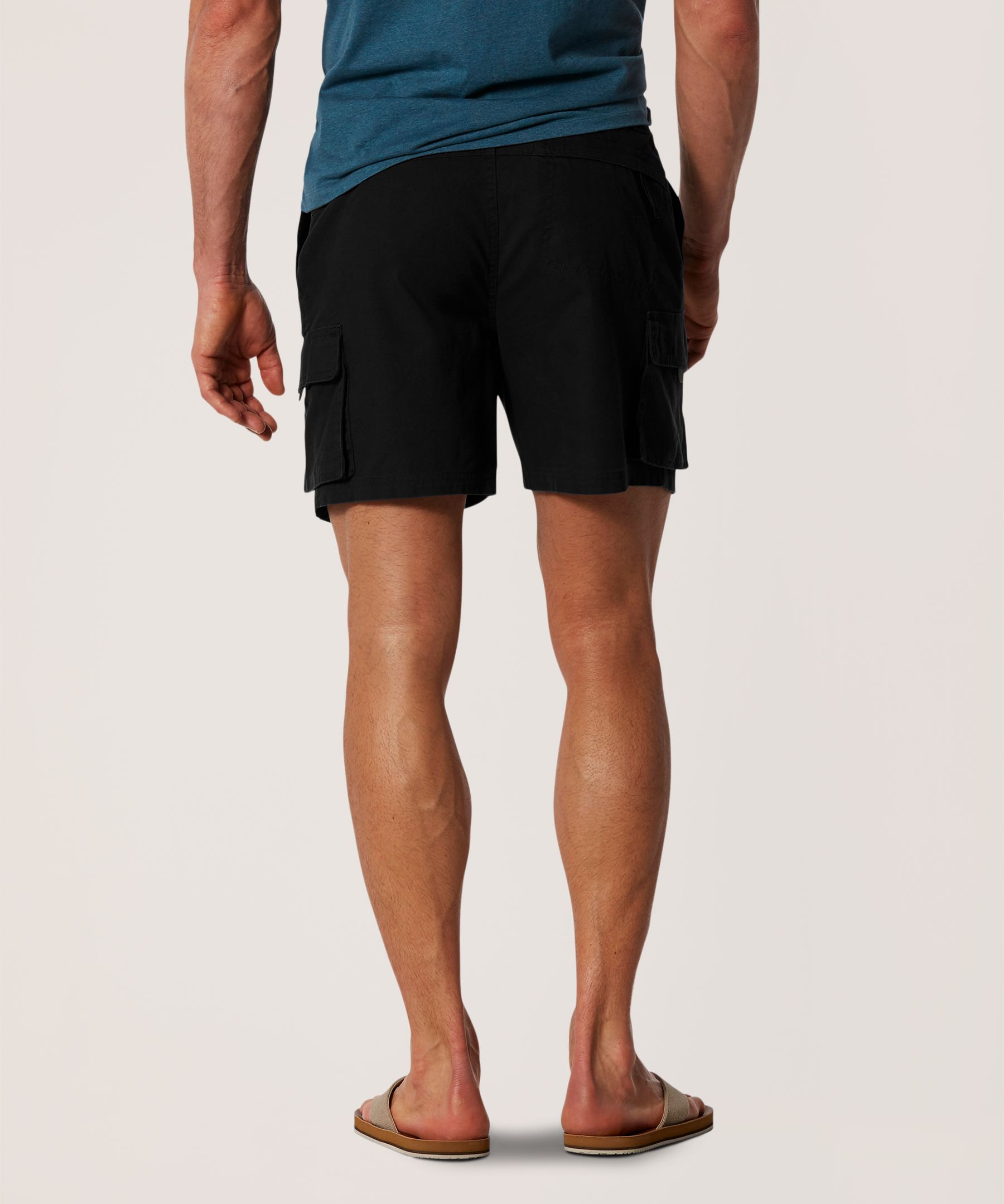 WindRiver Men's Canvas Stretch Cargo Pocket Hiking Shorts