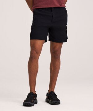 Short de randonnée extensible en toile pour hommes, WindRiver