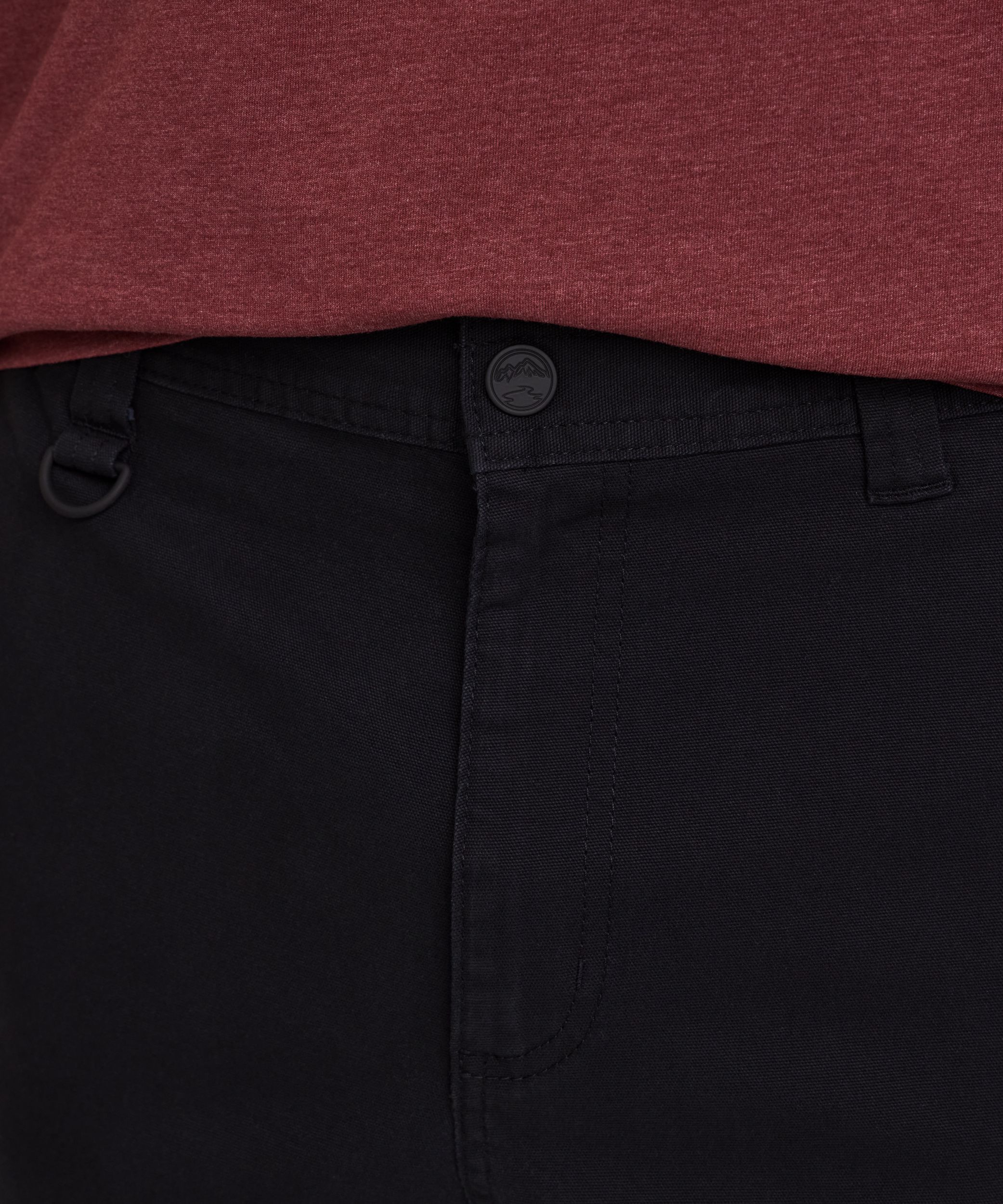 Short de randonnée extensible en toile pour hommes, WindRiver