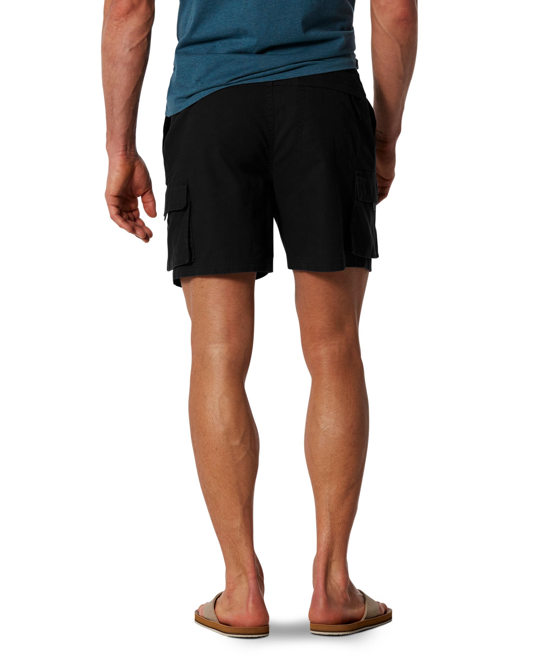 Men's Canvas Stretch Cargo Pocket Hiking Shorts