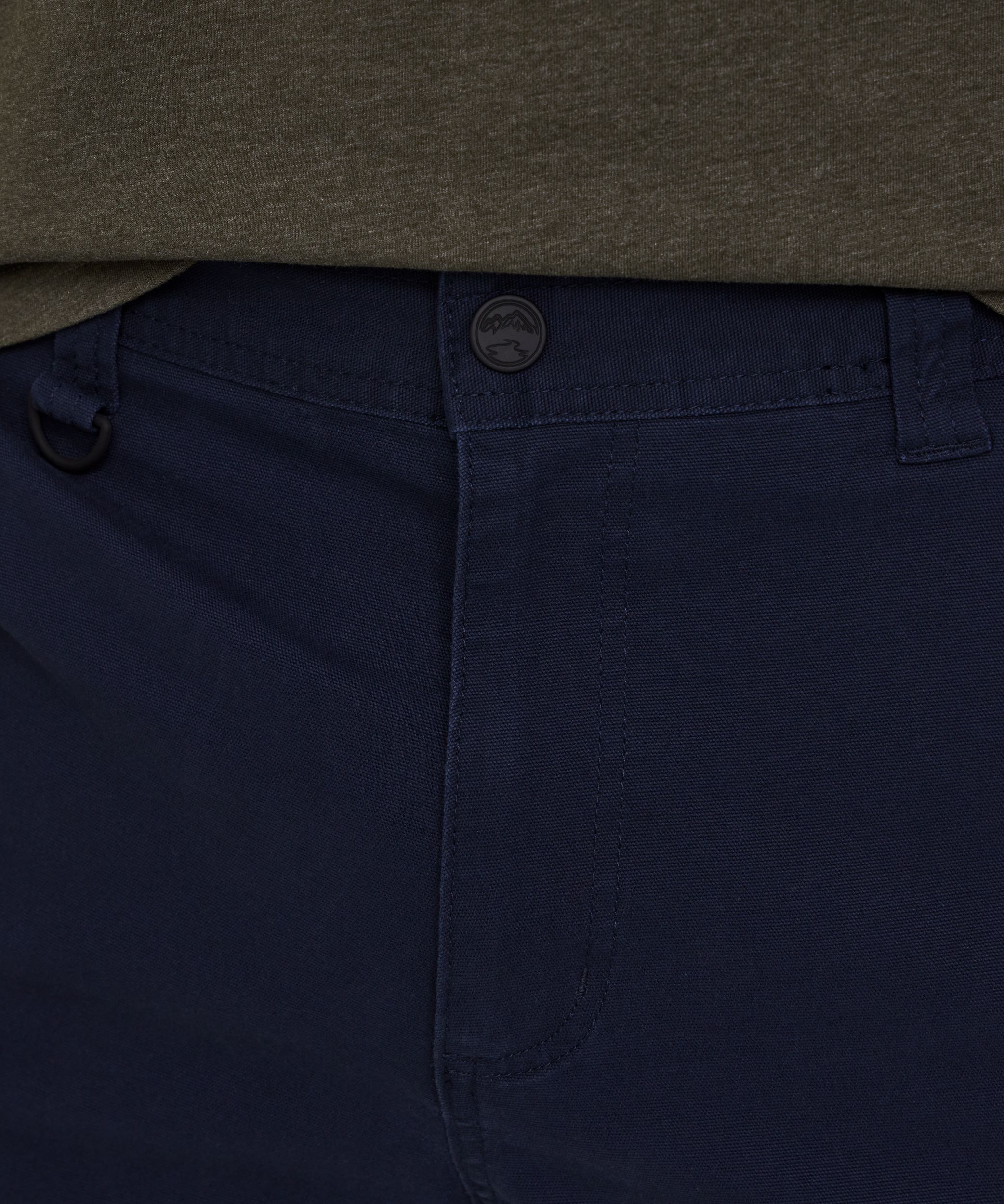 WindRiver Men's Canvas Stretch Cargo Pocket Hiking Shorts