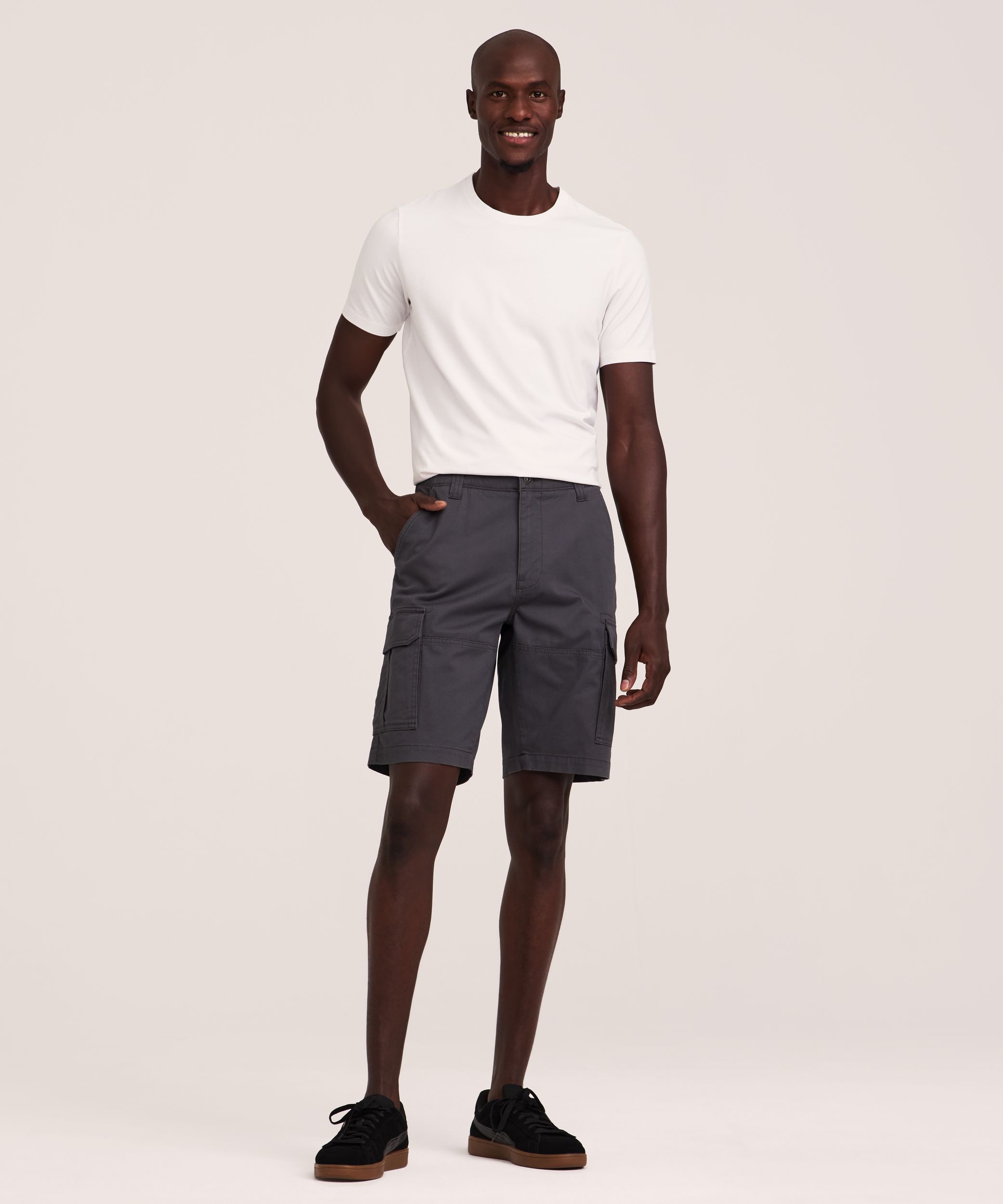 Denver Hayes Men's Mid Rise Stretch Cargo Shorts