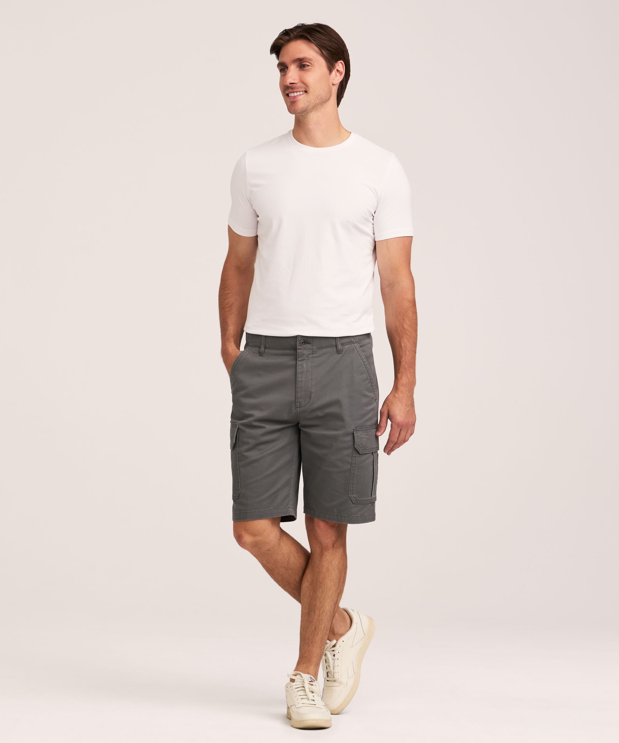 Denver Hayes Men's Mid Rise Stretch Cargo Shorts