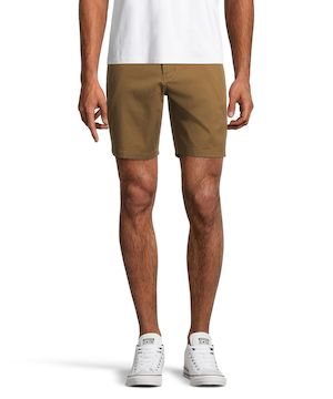 Short extensible de 8&nbsp;pouces de coupe décontractée à taille mi-basse pour hommes, Denver Hayes