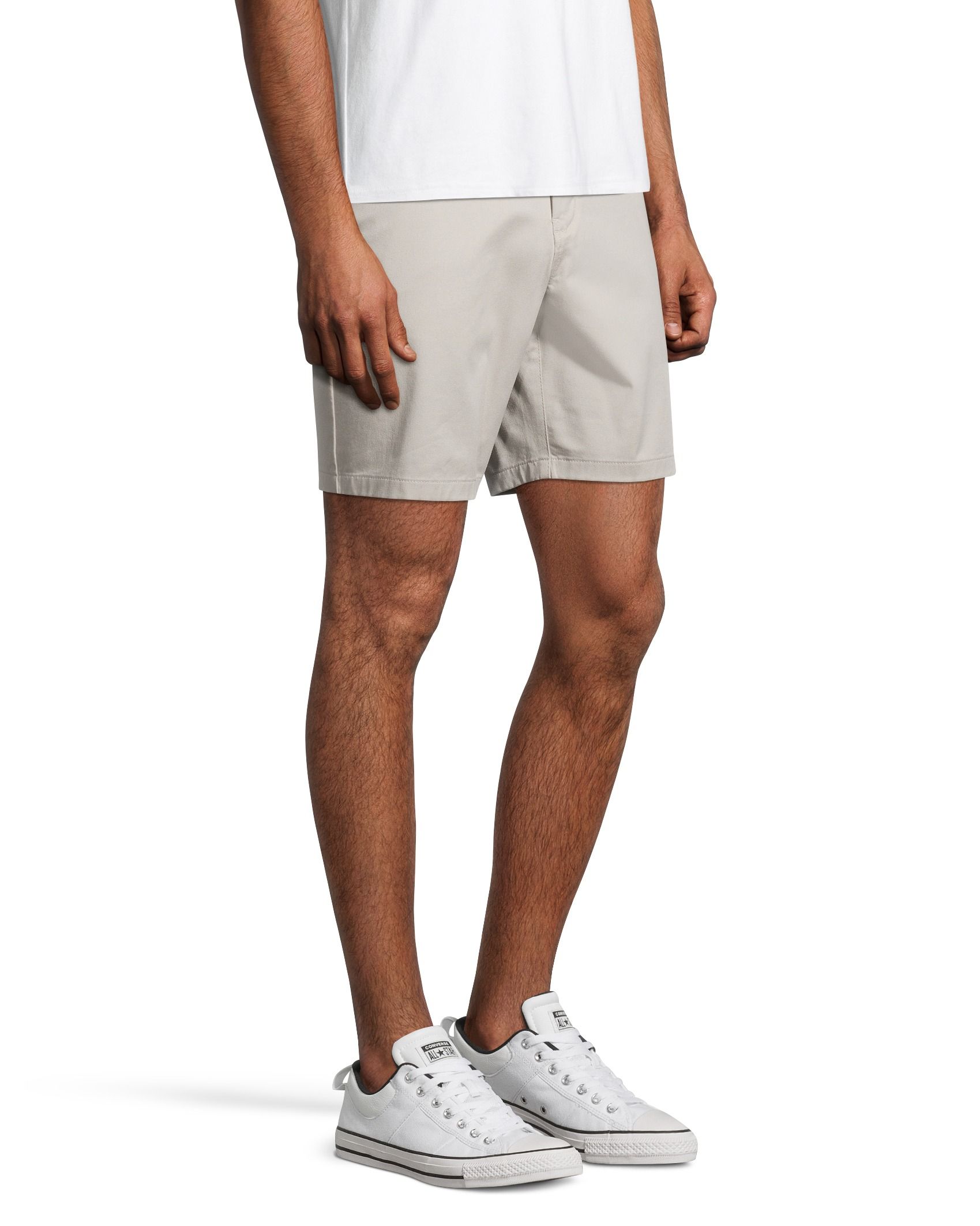 Short extensible de 8&nbsp;pouces de coupe décontractée à taille mi-basse pour hommes, Denver Hayes