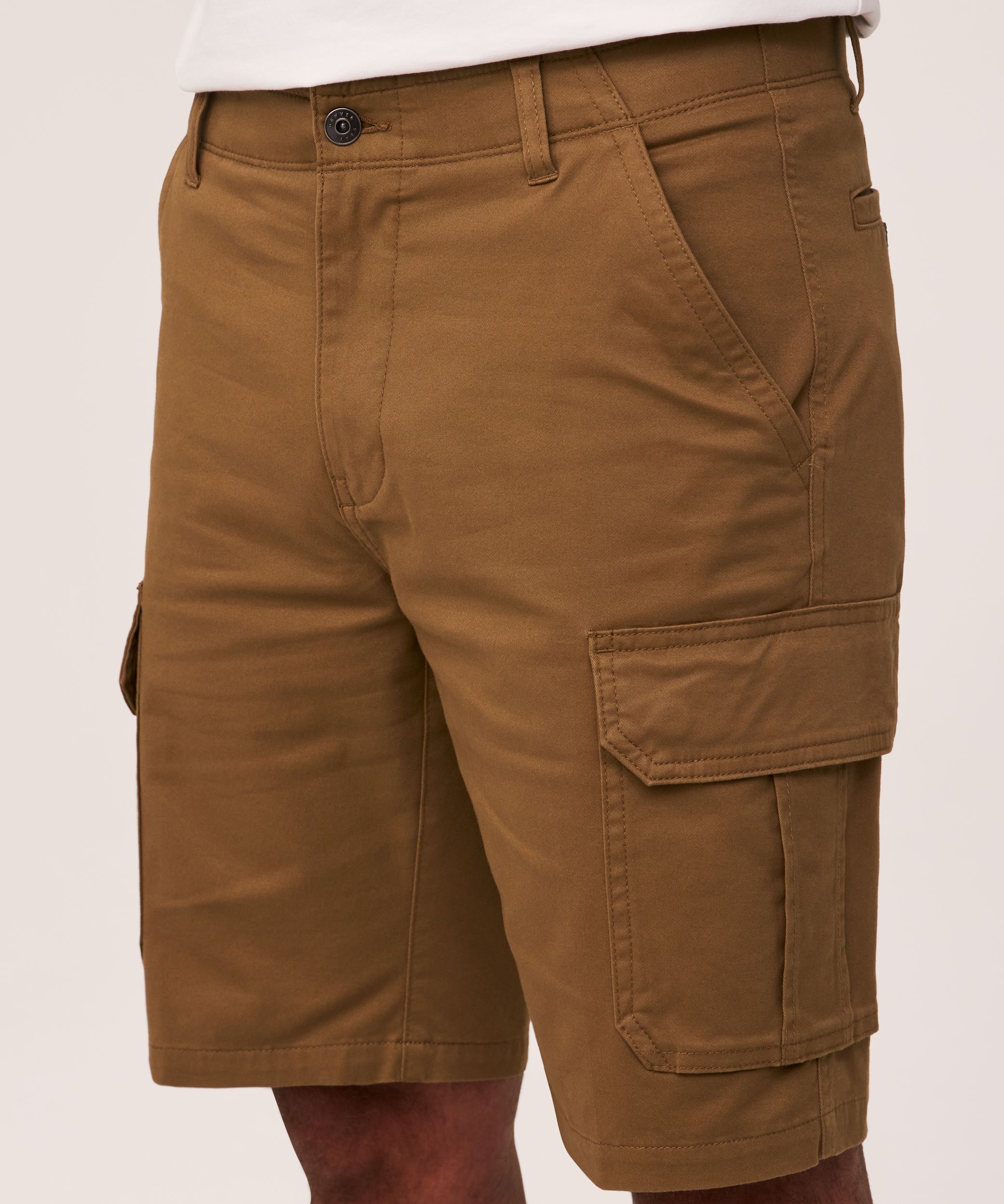 Denver Hayes Men's Mid Rise Stretch Cargo Shorts