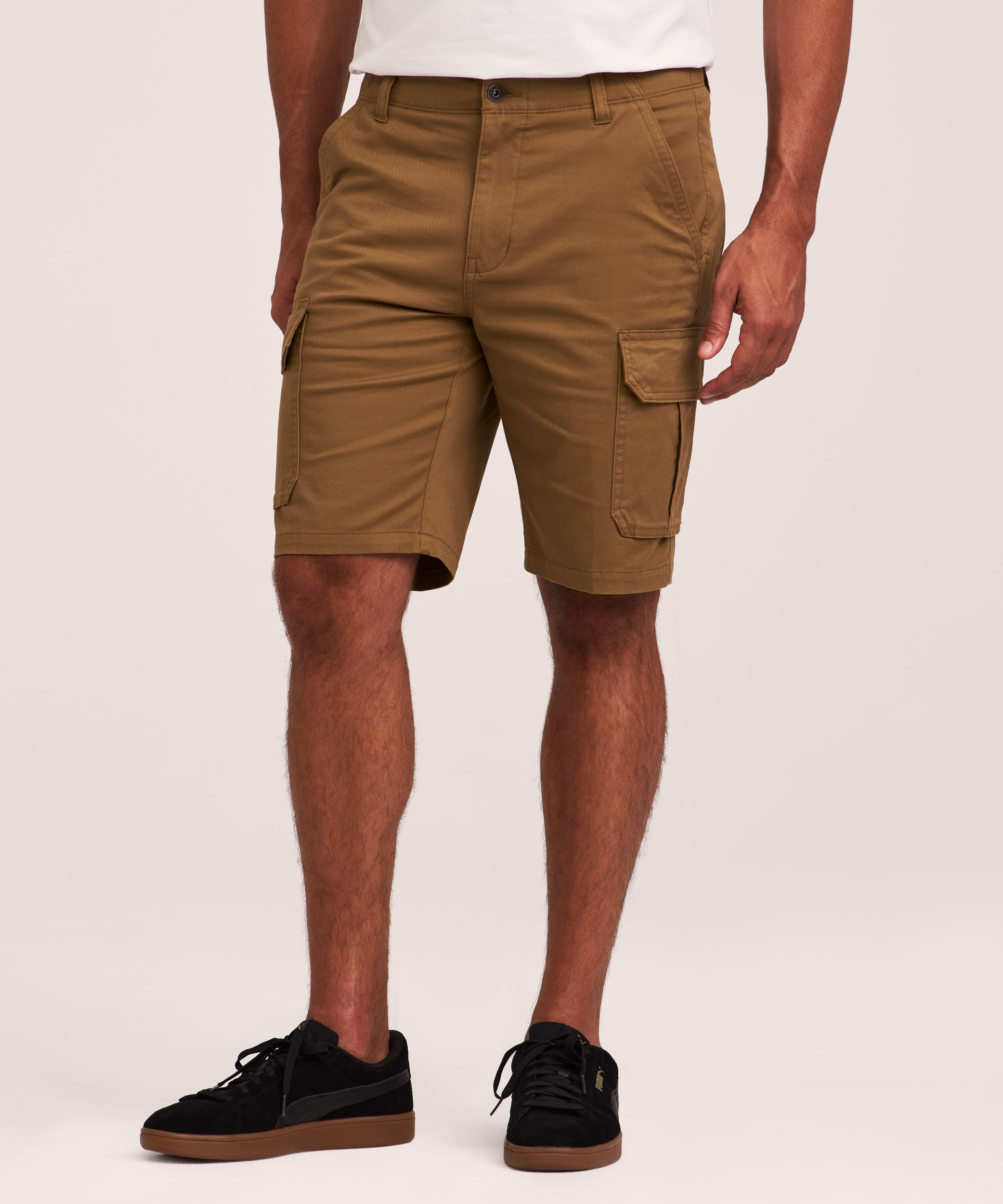 Denver Hayes Men's Mid Rise Stretch Cargo Shorts