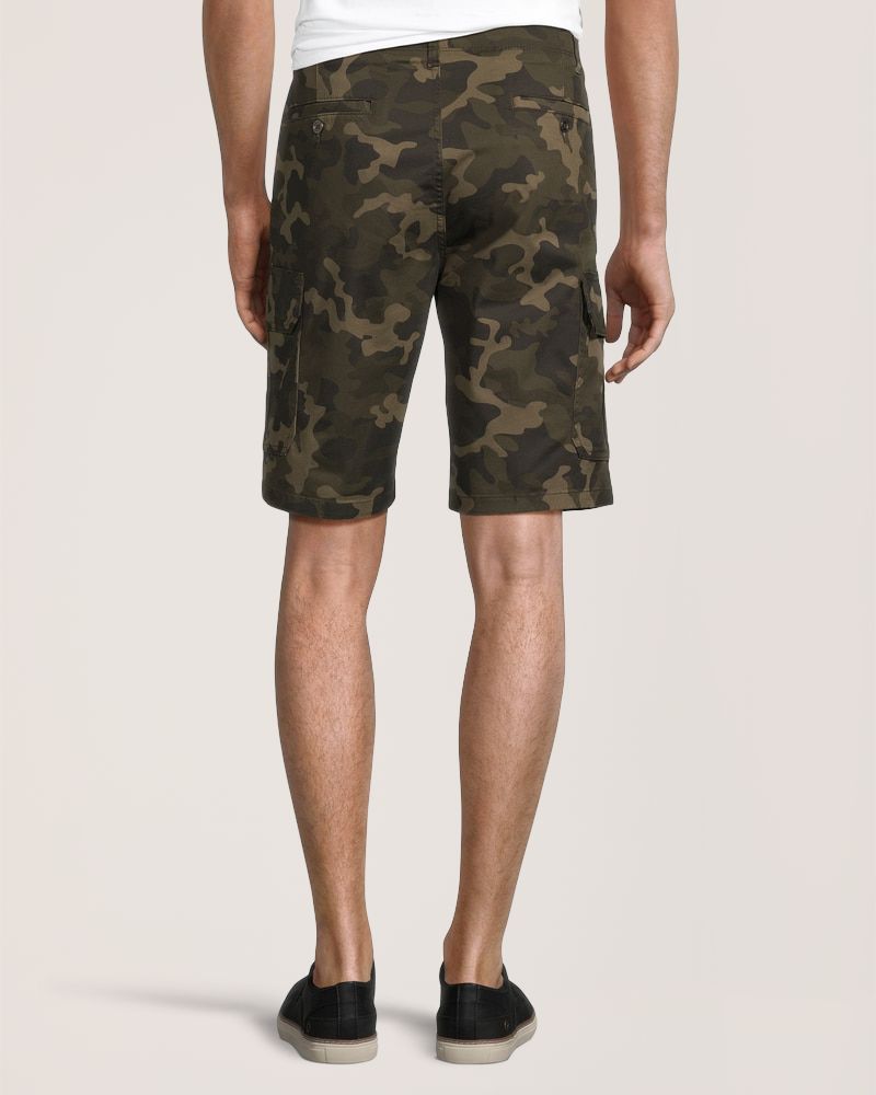 Denver Hayes Men's Mid Rise Stretch Cargo Shorts