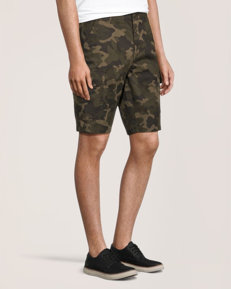 Denver Hayes Men's Mid Rise Stretch Cargo Shorts