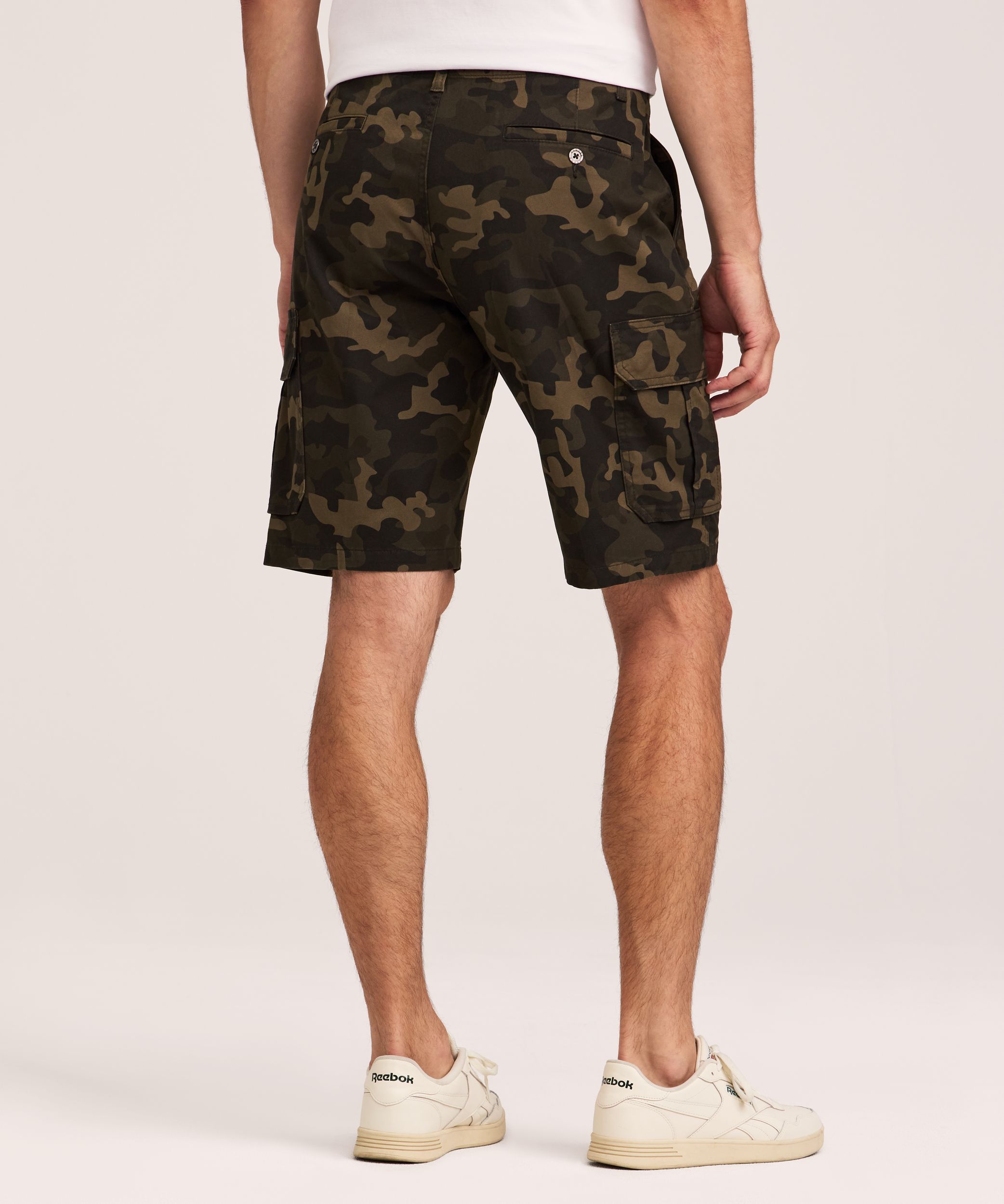 Denver Hayes Men's Mid Rise Stretch Cargo Shorts