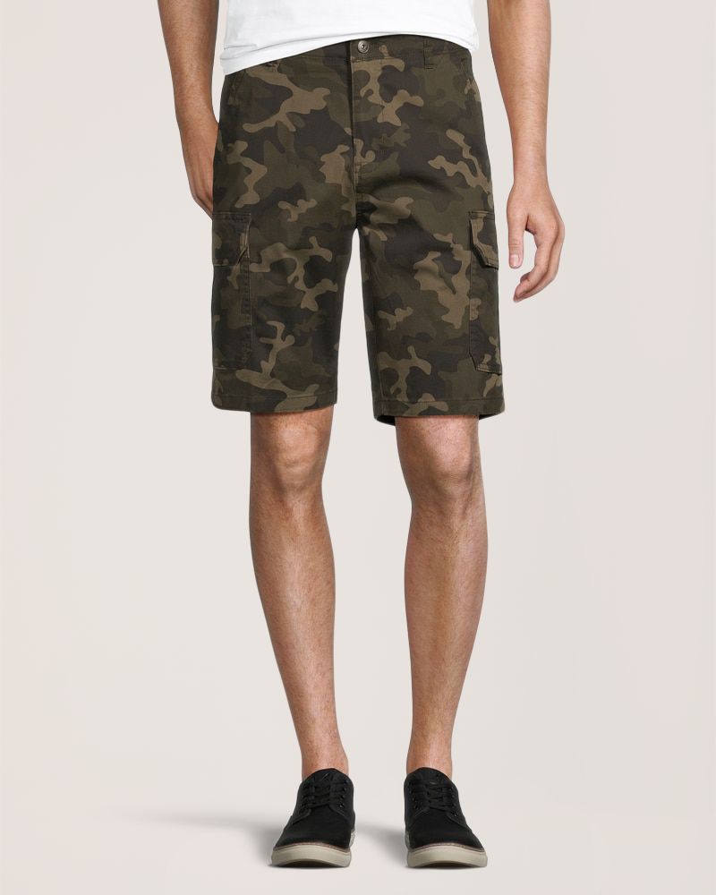Denver Hayes Men's Mid Rise Stretch Cargo Shorts