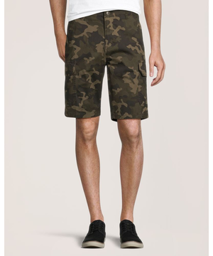 Denver Hayes Men's Mid Rise Stretch Cargo Shorts