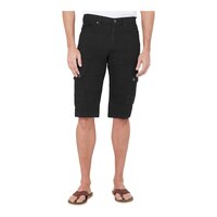 Short cargo en sergé flammé extensible pour hommes, Lois, Lucas Front_Flat