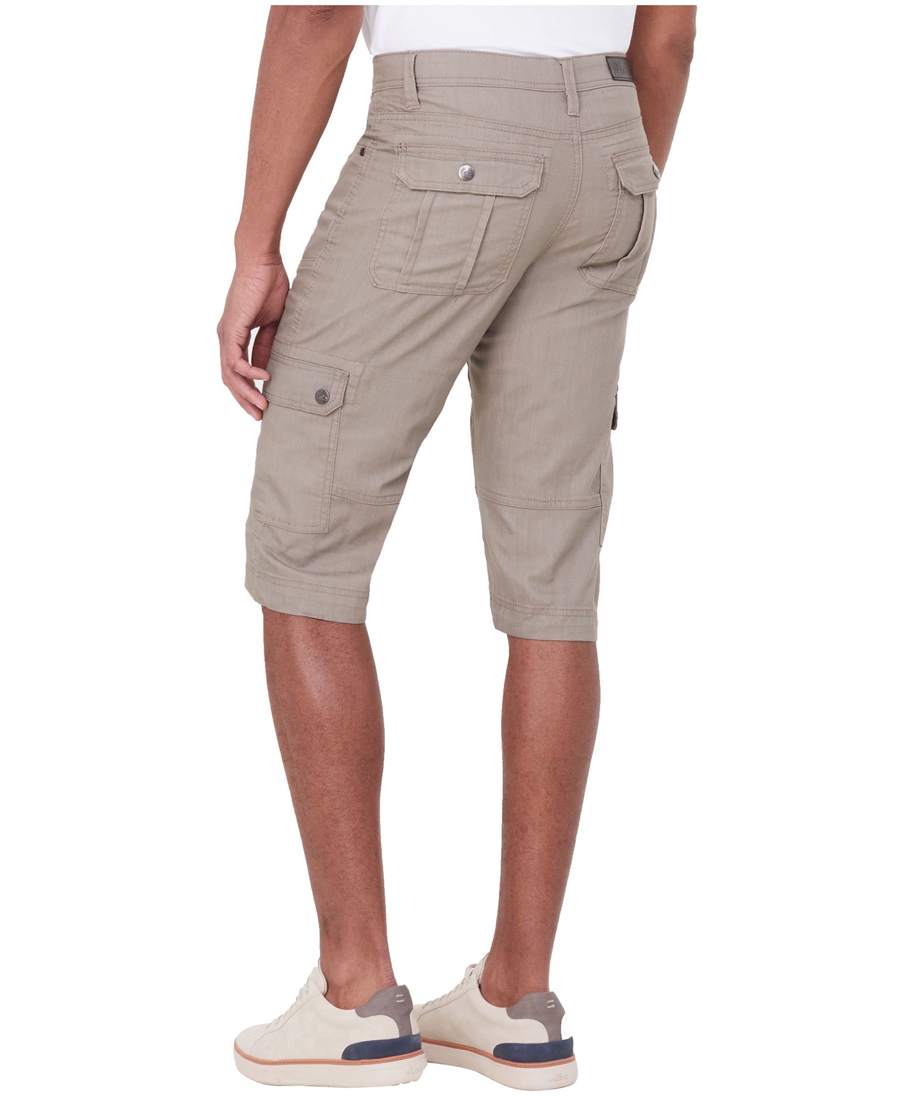 Short cargo en sergé flammé extensible pour hommes, Lois, Lucas