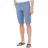 Short cargo à coupe décontractée pour hommes, Arris, Black Bull Front_Three_Fourths_Angled_Left