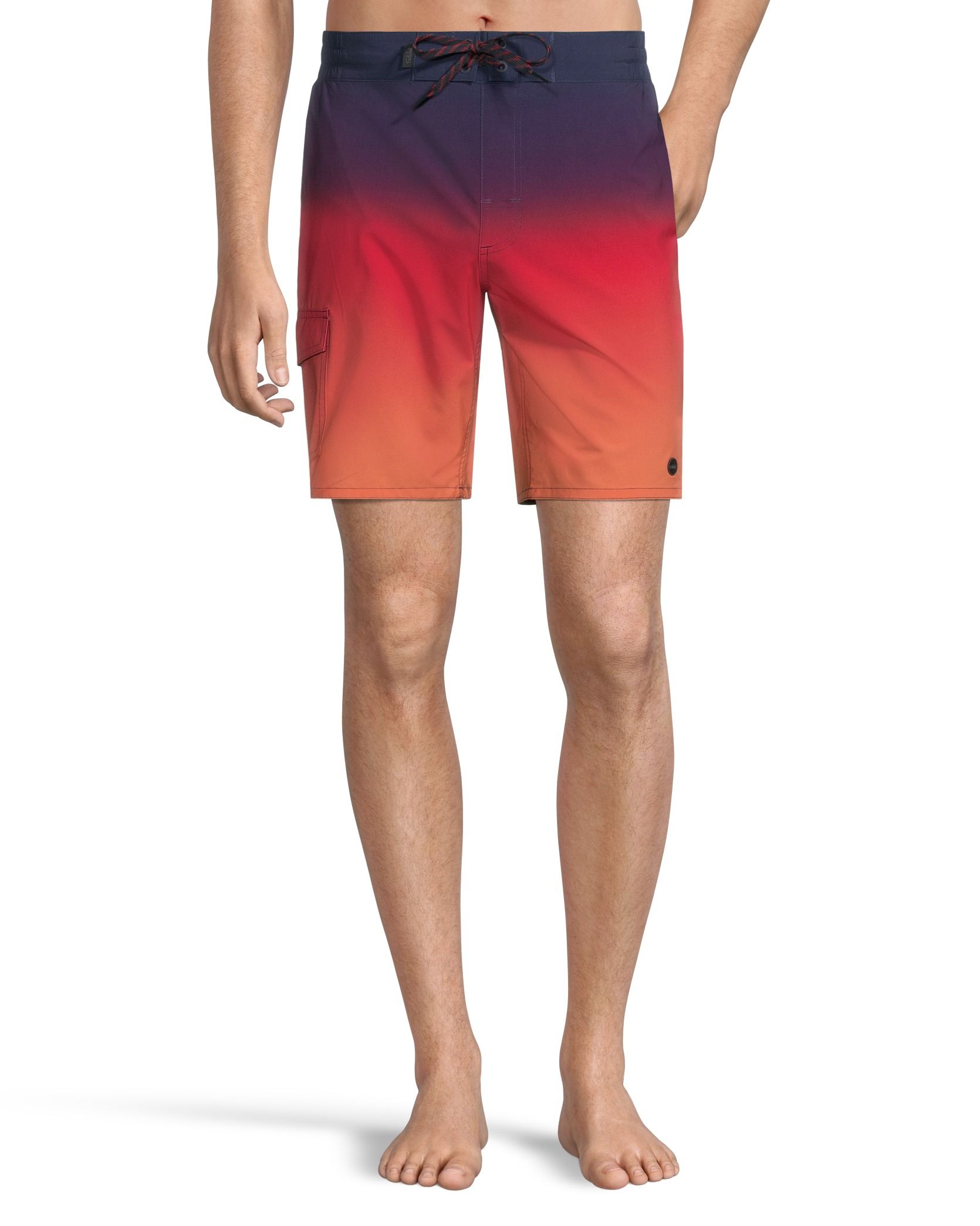 Short de surf à séchage rapide et à motif dégradé pour hommes, FarWest