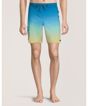 Short de surf à séchage rapide et à motif dégradé pour hommes, FarWest