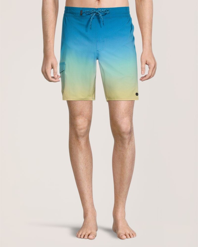 Short de surf à séchage rapide et à motif dégradé pour hommes, FarWest