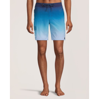FarWest Men's Ombre Quick Dry E-Board Shorts Front_Flat
