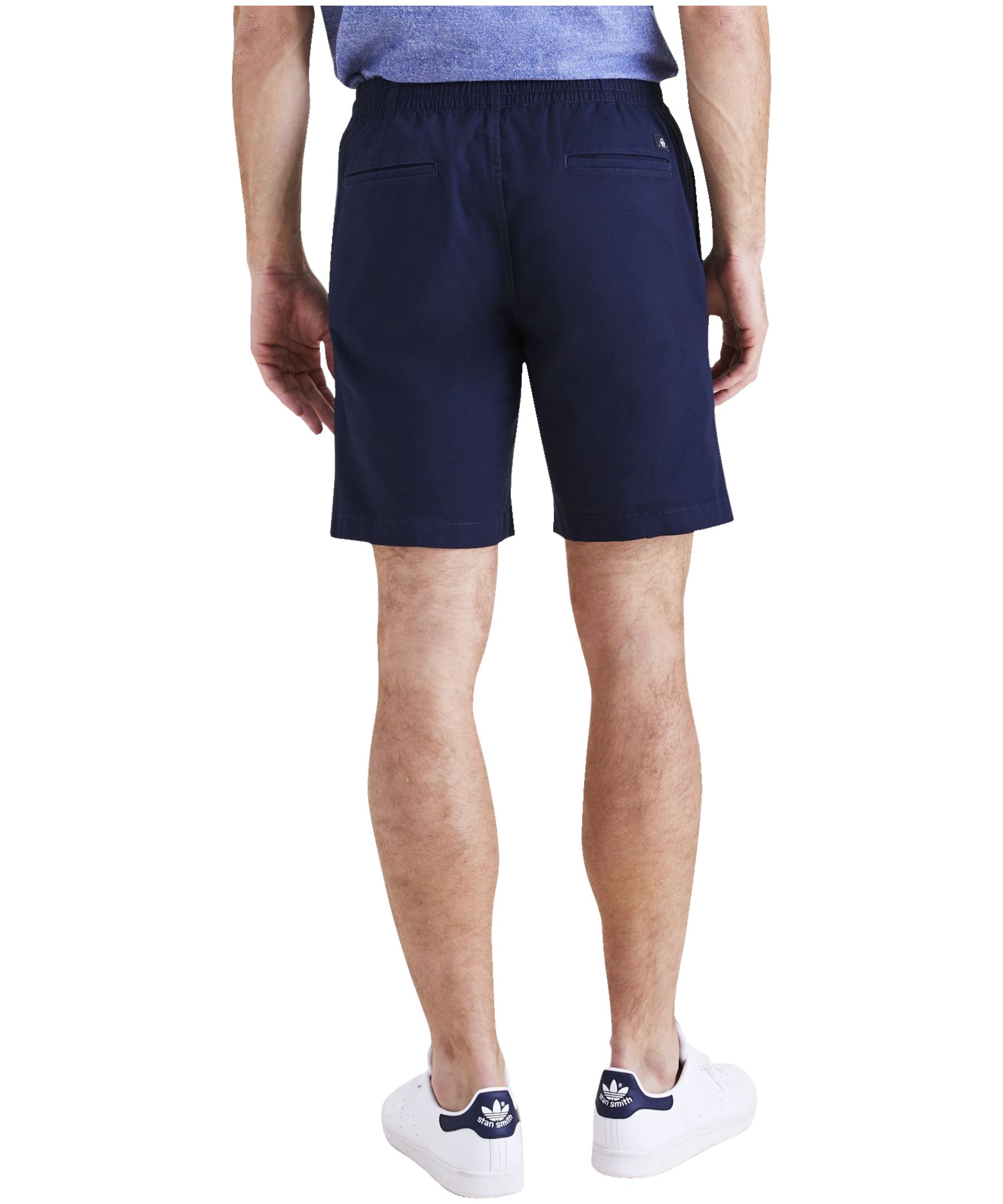 Dockers men's shorts elastic on sale waist