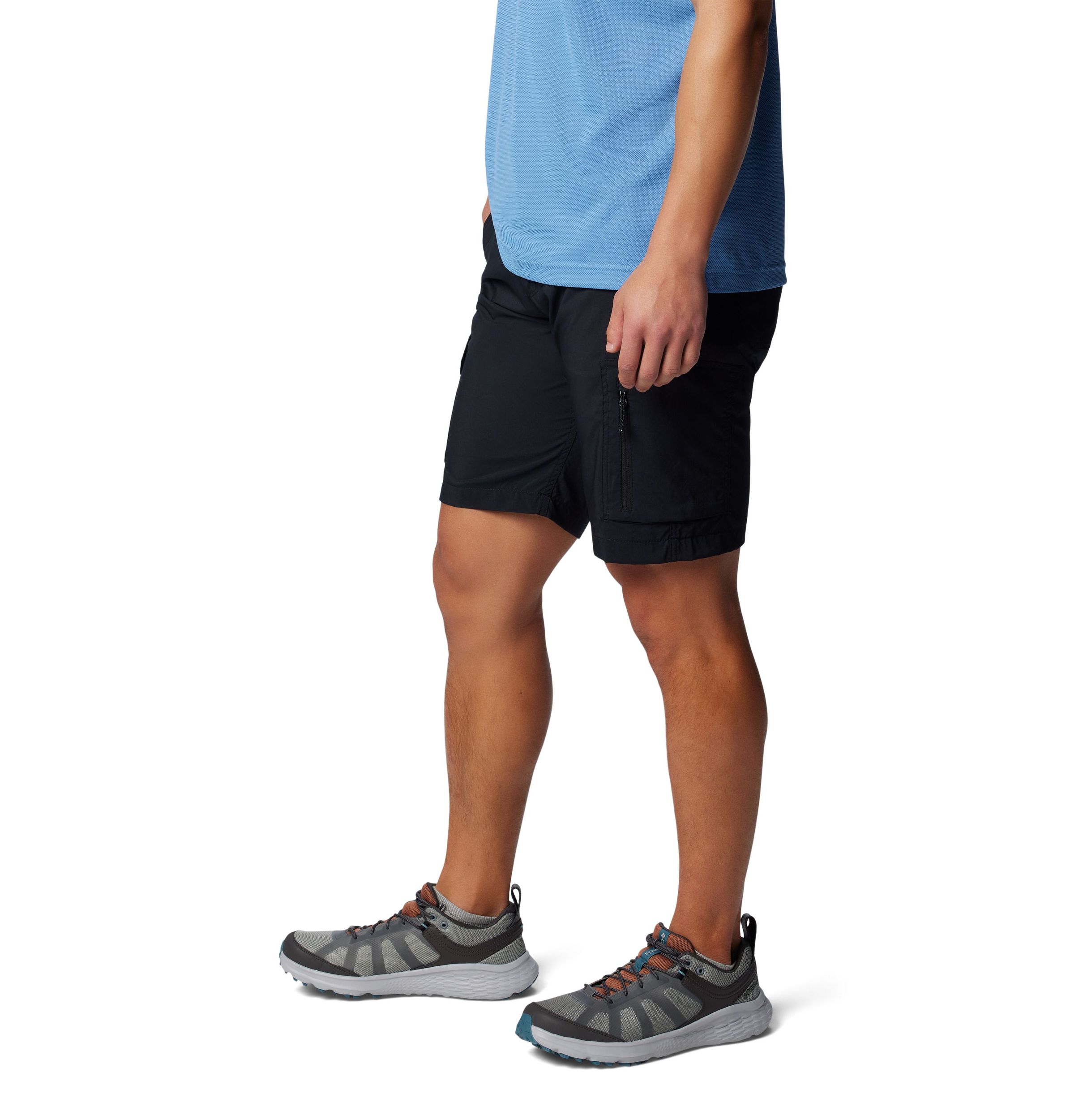 Short cargo fonctionnel Columbia Omni-Shade pour hommes, Silver Ridge