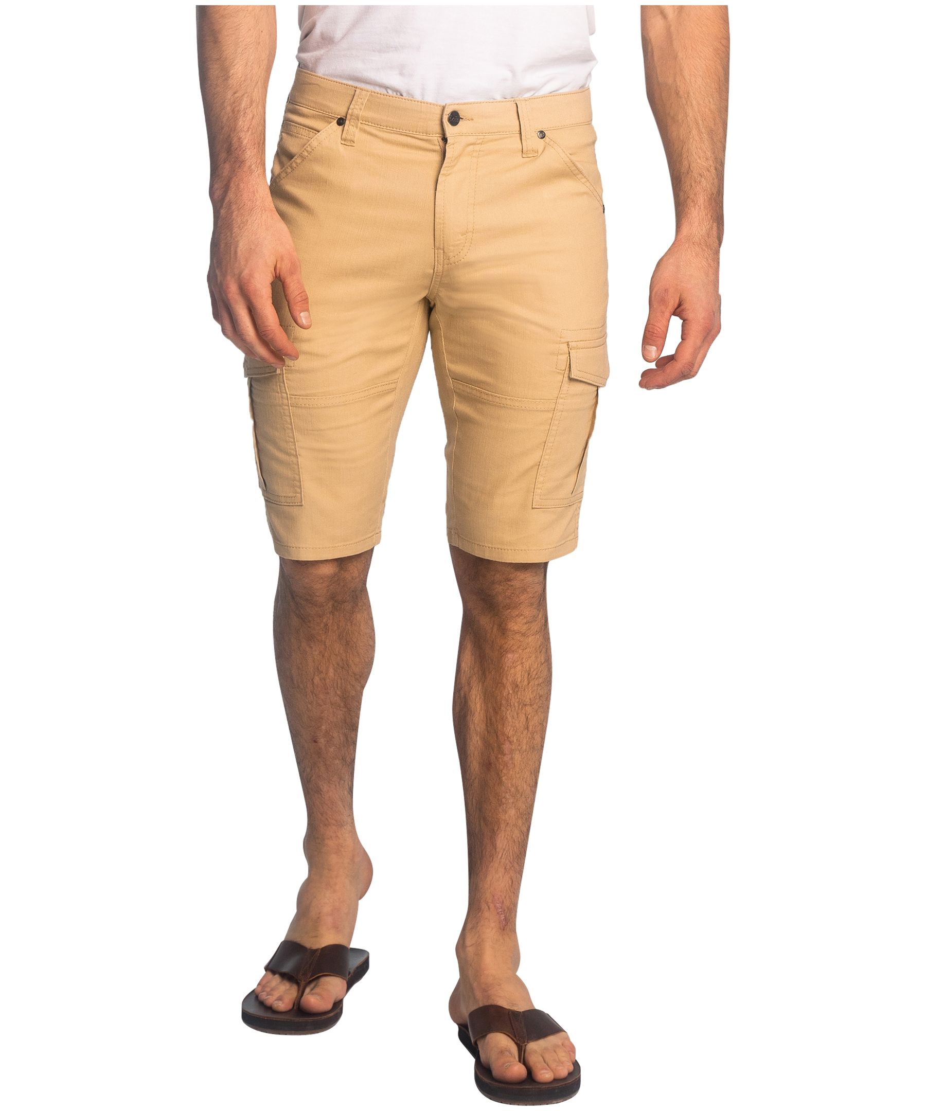 Lois Men's Enrique Stretch Slub Twill Cargo Shorts