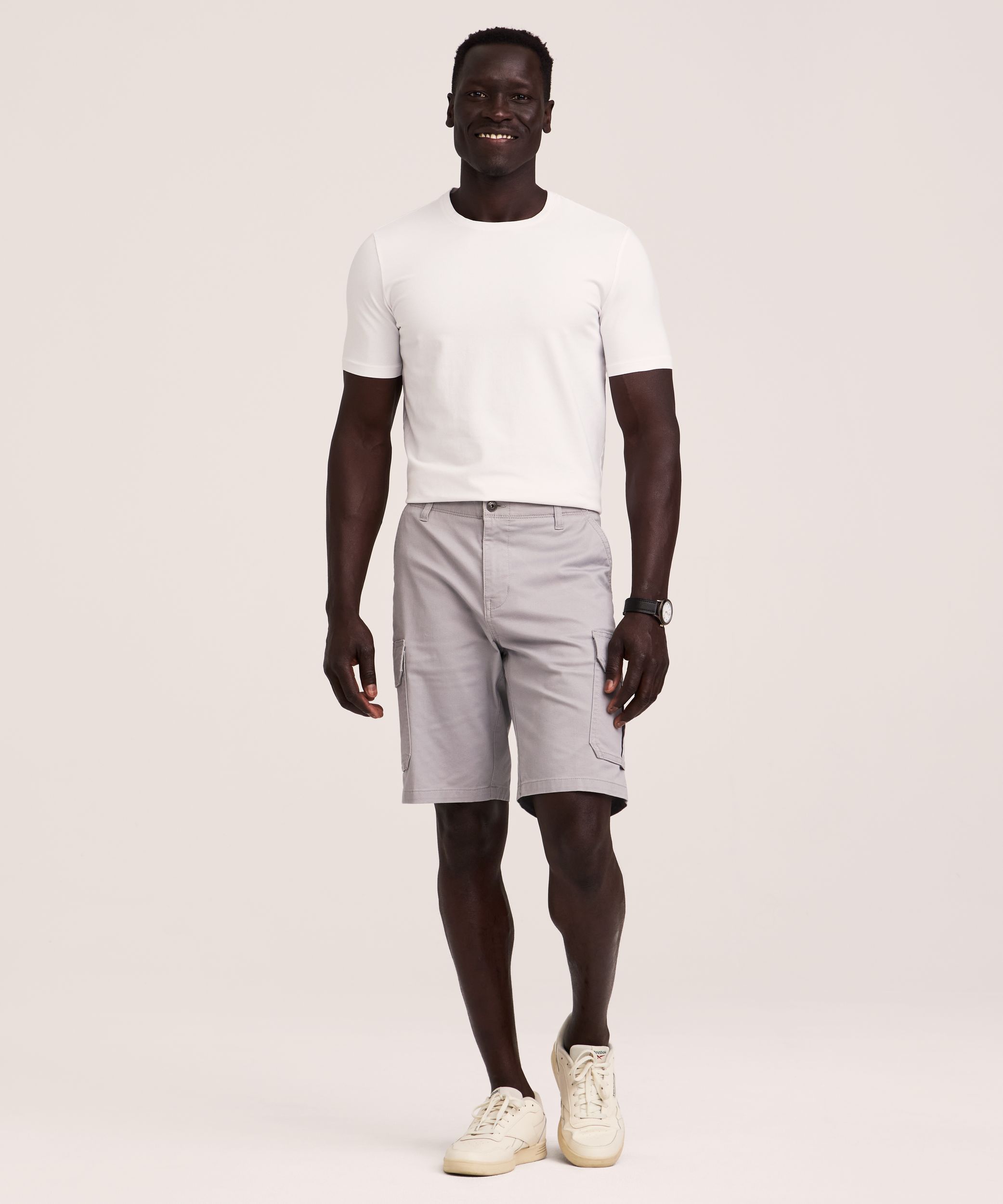 Denver Hayes Men's Mid Rise Stretch Cargo Shorts