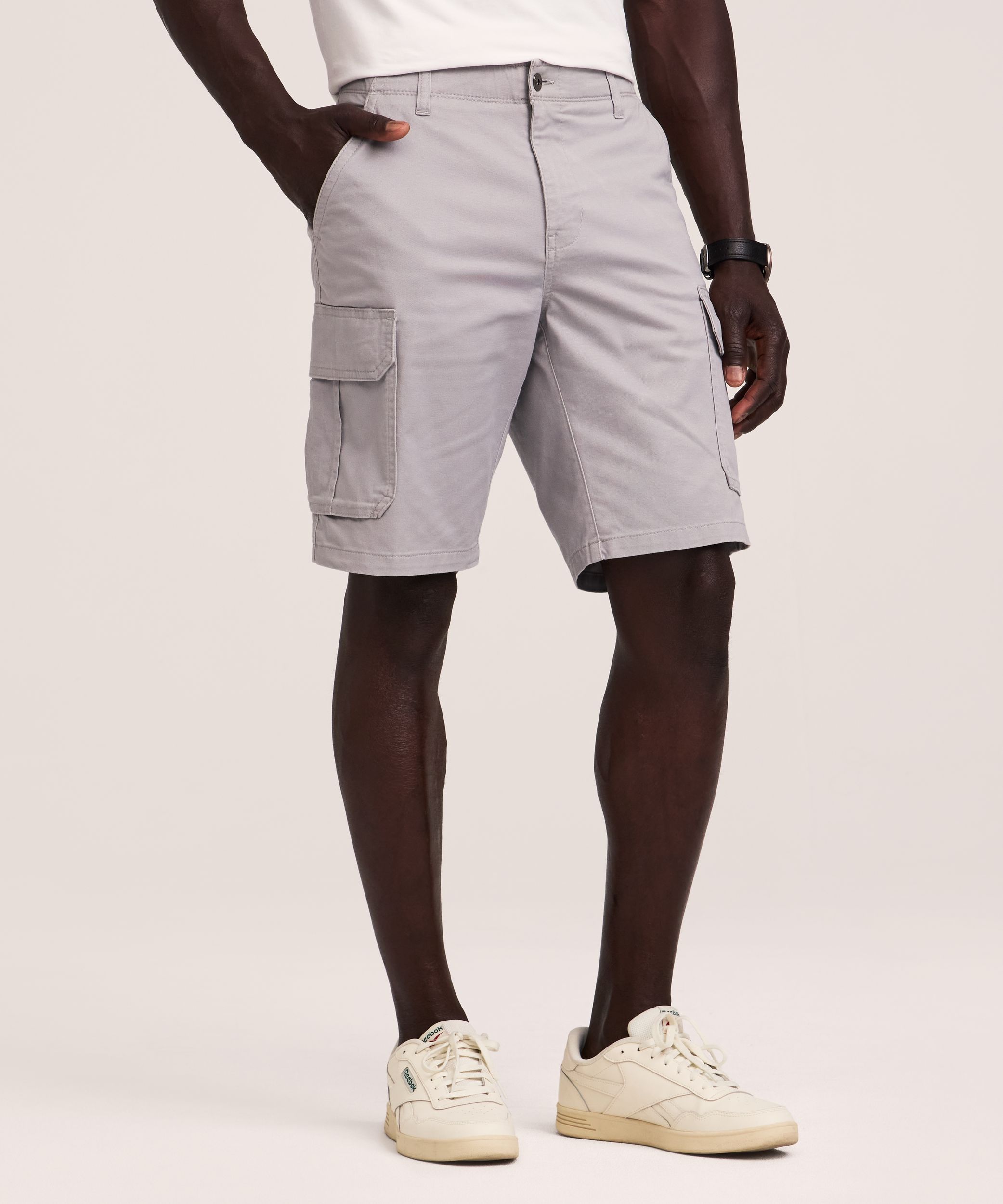 Denver Hayes Men's Mid Rise Stretch Cargo Shorts