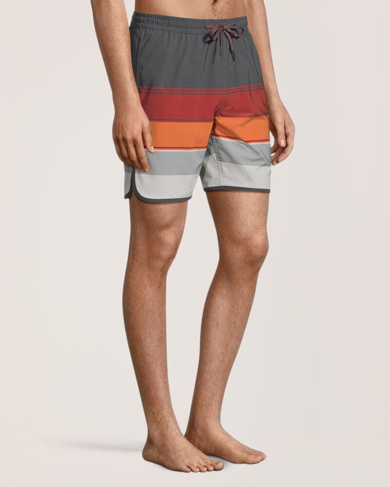 Bermuda de plage volley rétro pour hommes, FarWest