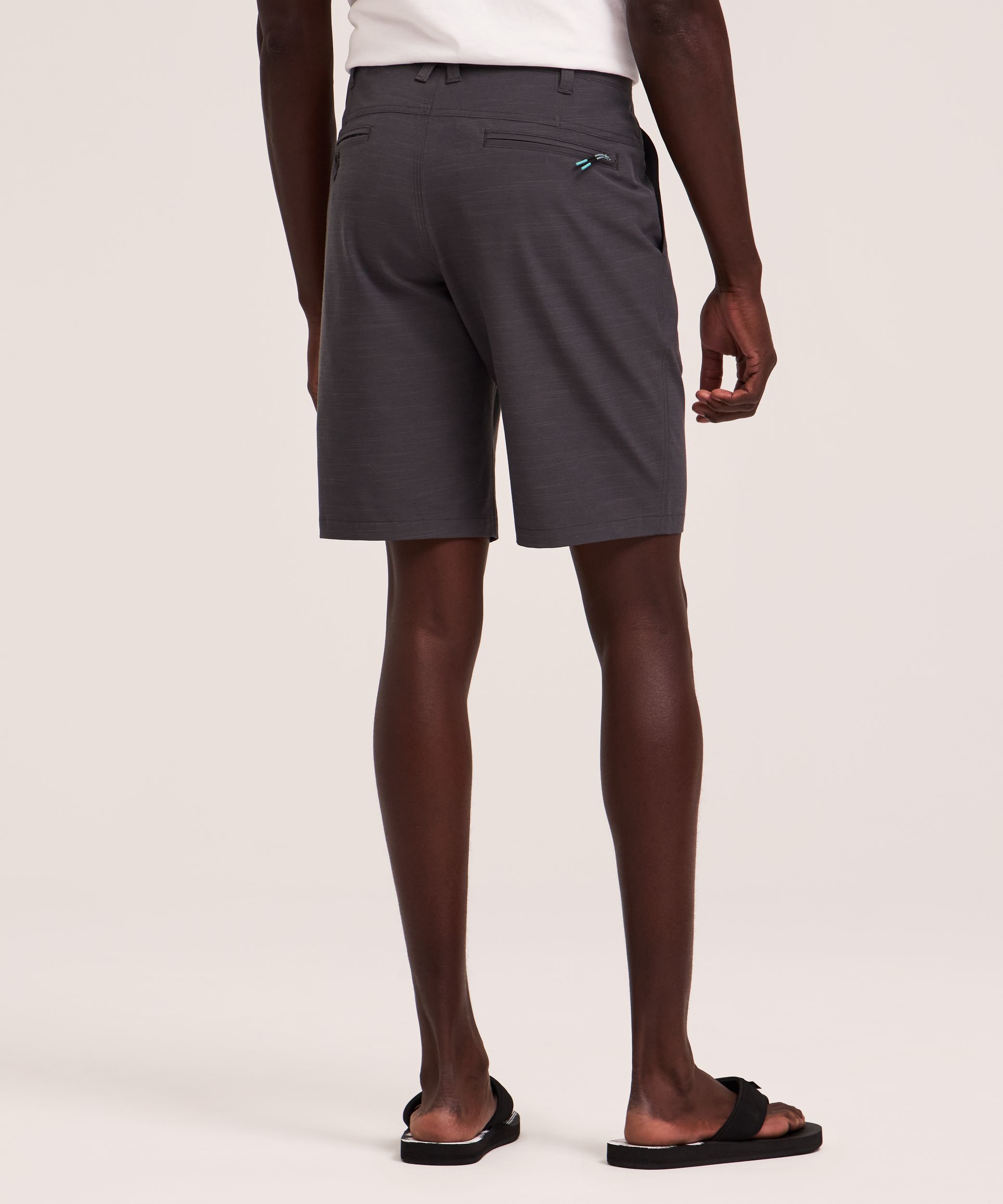 FarWest Men's End on End Stretch Textured Hybrid Shorts