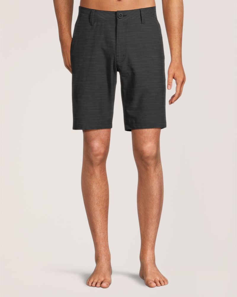 FarWest Men's End on End Stretch Textured Hybrid Shorts