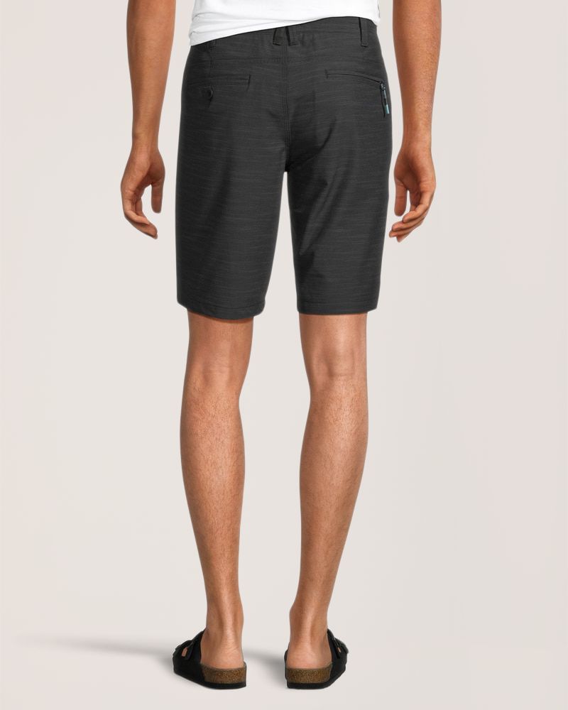 FarWest Men's End on End Stretch Textured Hybrid Shorts
