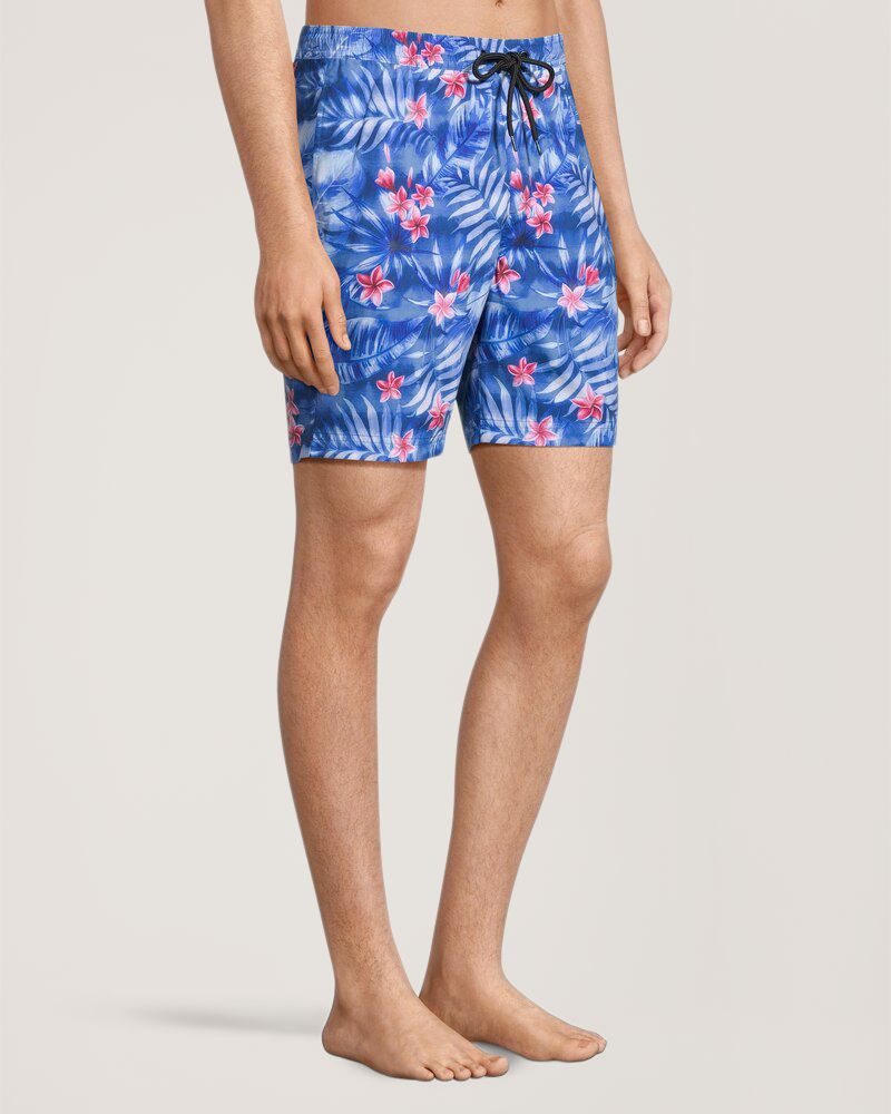 Bermuda de plage à imprimé intégral pour hommes, EXP