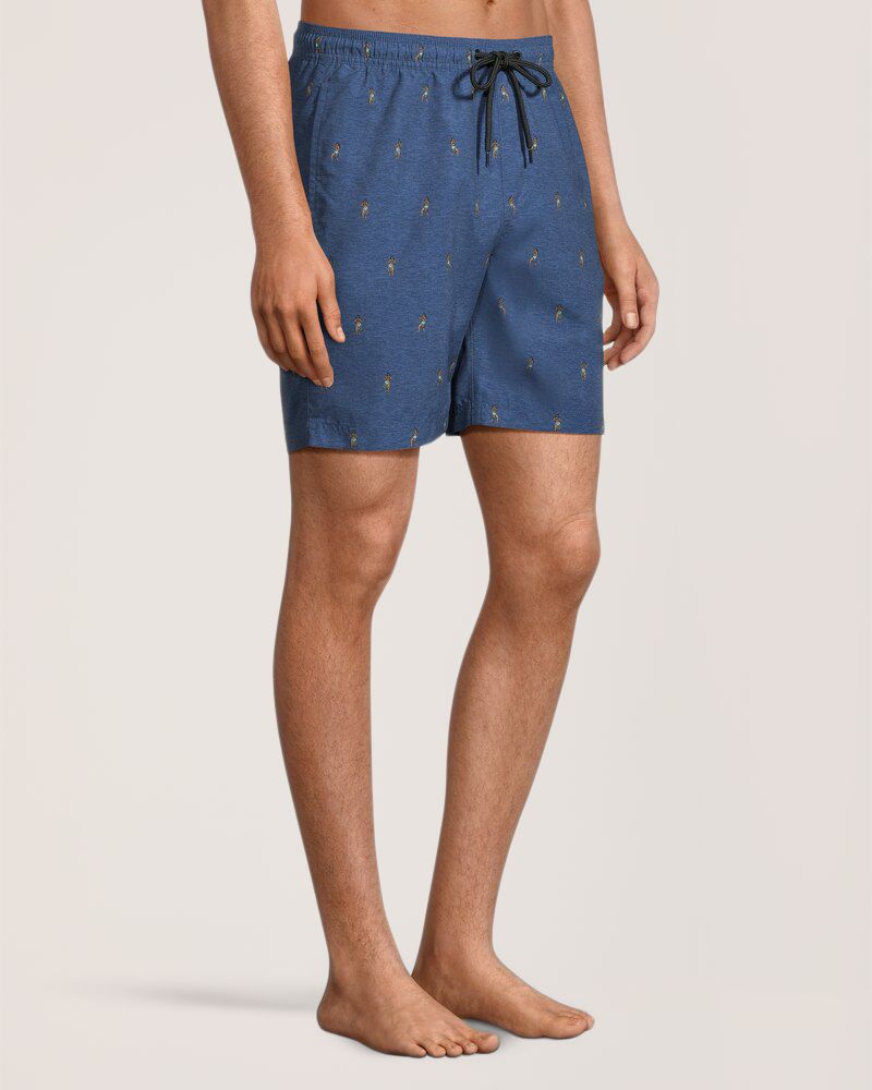 Bermuda de plage imprimé pour hommes, EXP