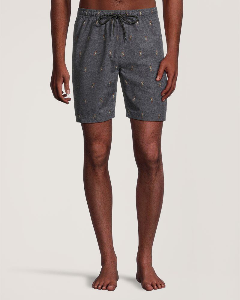 Bermuda de plage imprimé pour hommes, EXP