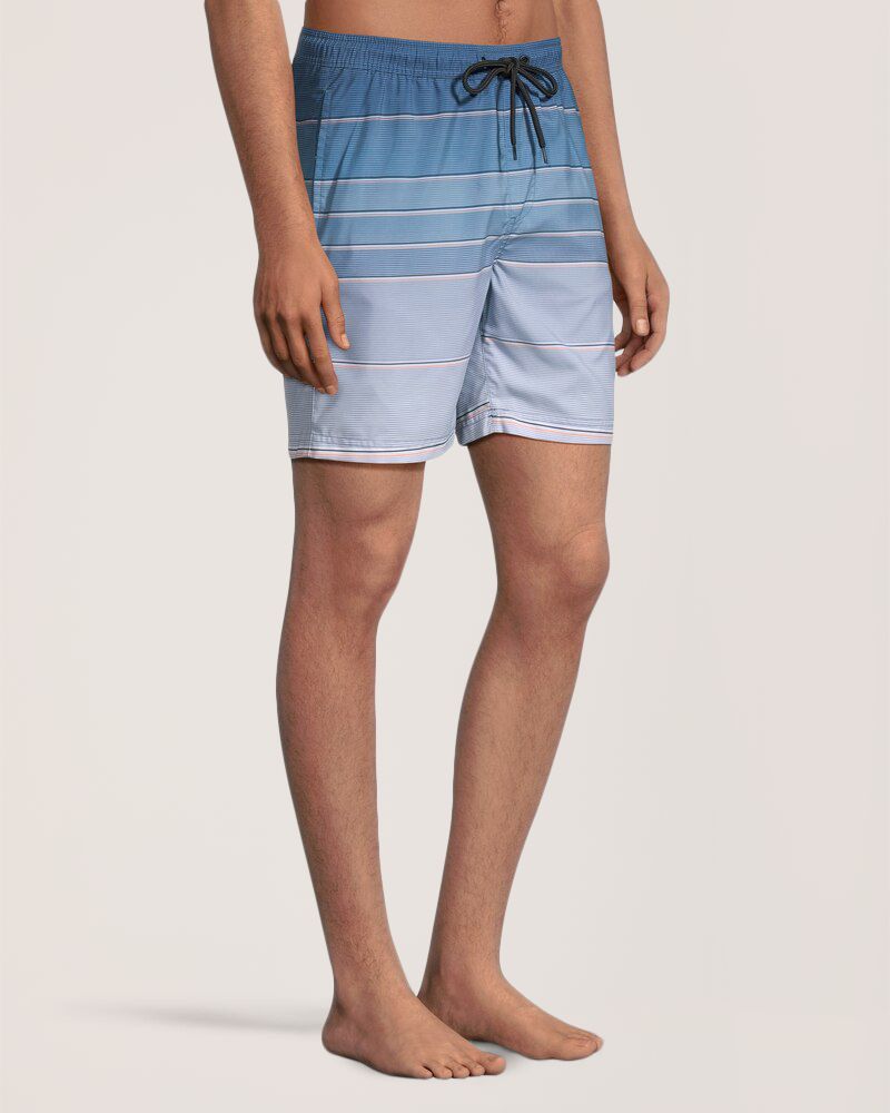 EXP Men's Stripe Swim Trunks