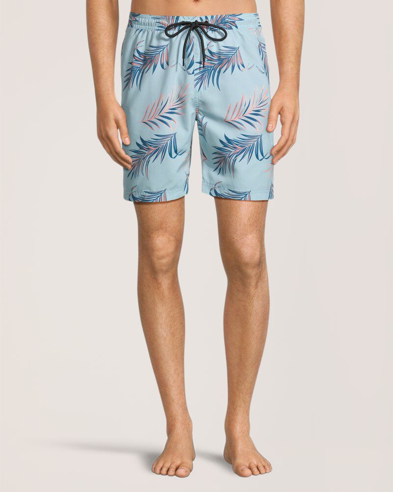 Bermuda de plage à imprimé intégral pour hommes, EXP