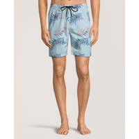 Bermuda de plage à imprimé intégral pour hommes, EXP Front_Flat