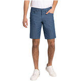Short chino extensible en sergé flammé pour hommes, Dennis, Lois Front_Flat