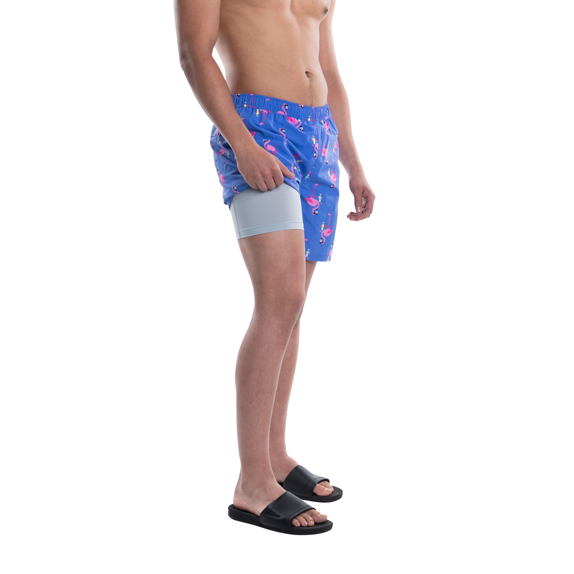 SAXX Men's Go Coastal 7 Inch 2 in 1 Volley Shorts