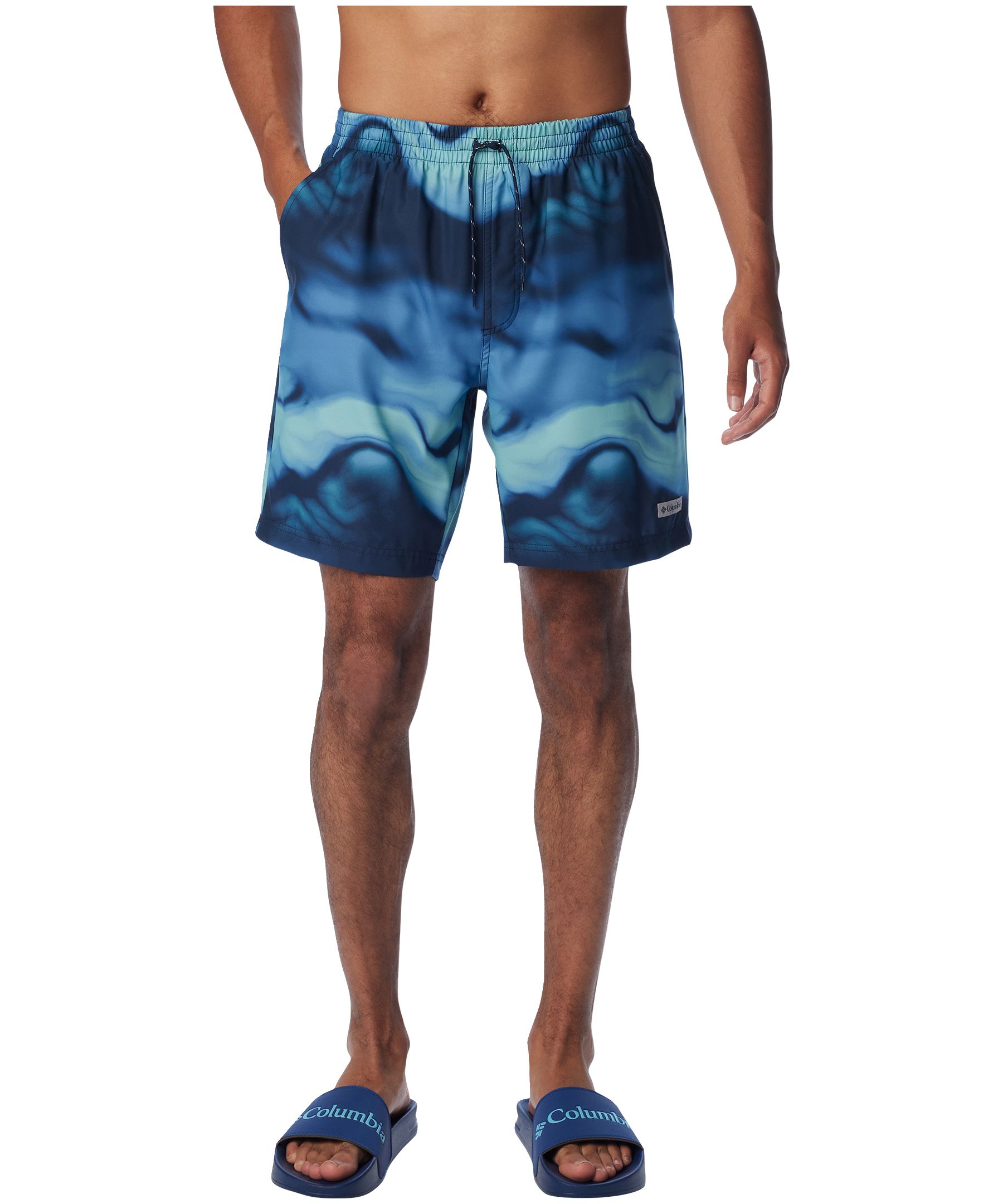 Short extensible imprimé avec Omni-ShadeMC pour hommes, Summer Tide, Columbia