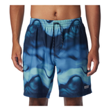 Short extensible imprimé avec Omni-ShadeMC pour hommes, Summer Tide, Columbia Front_Flat