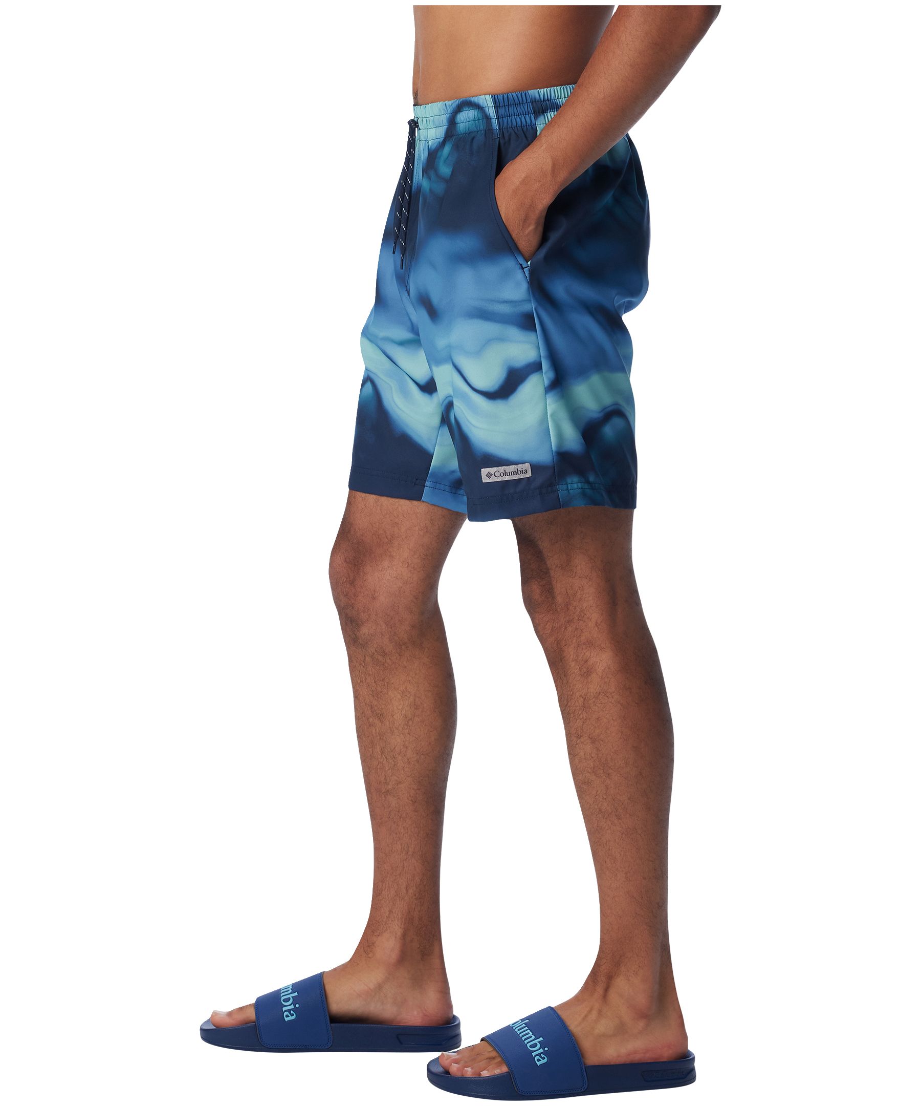 Short extensible imprimé avec Omni-ShadeMC pour hommes, Summer Tide, Columbia