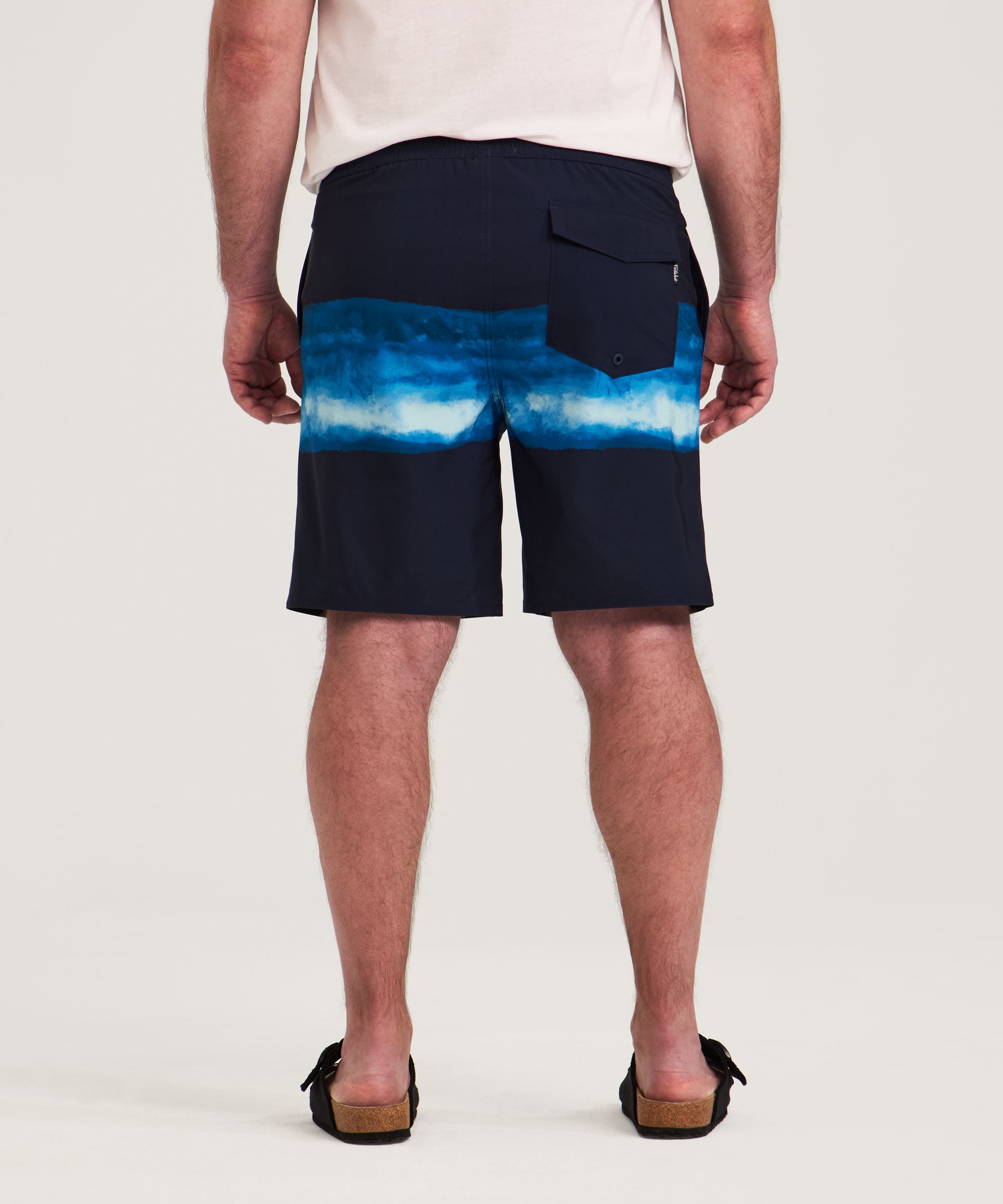 Bermuda de plage imprimé de 8&nbsp;pouces pour hommes, FarWest