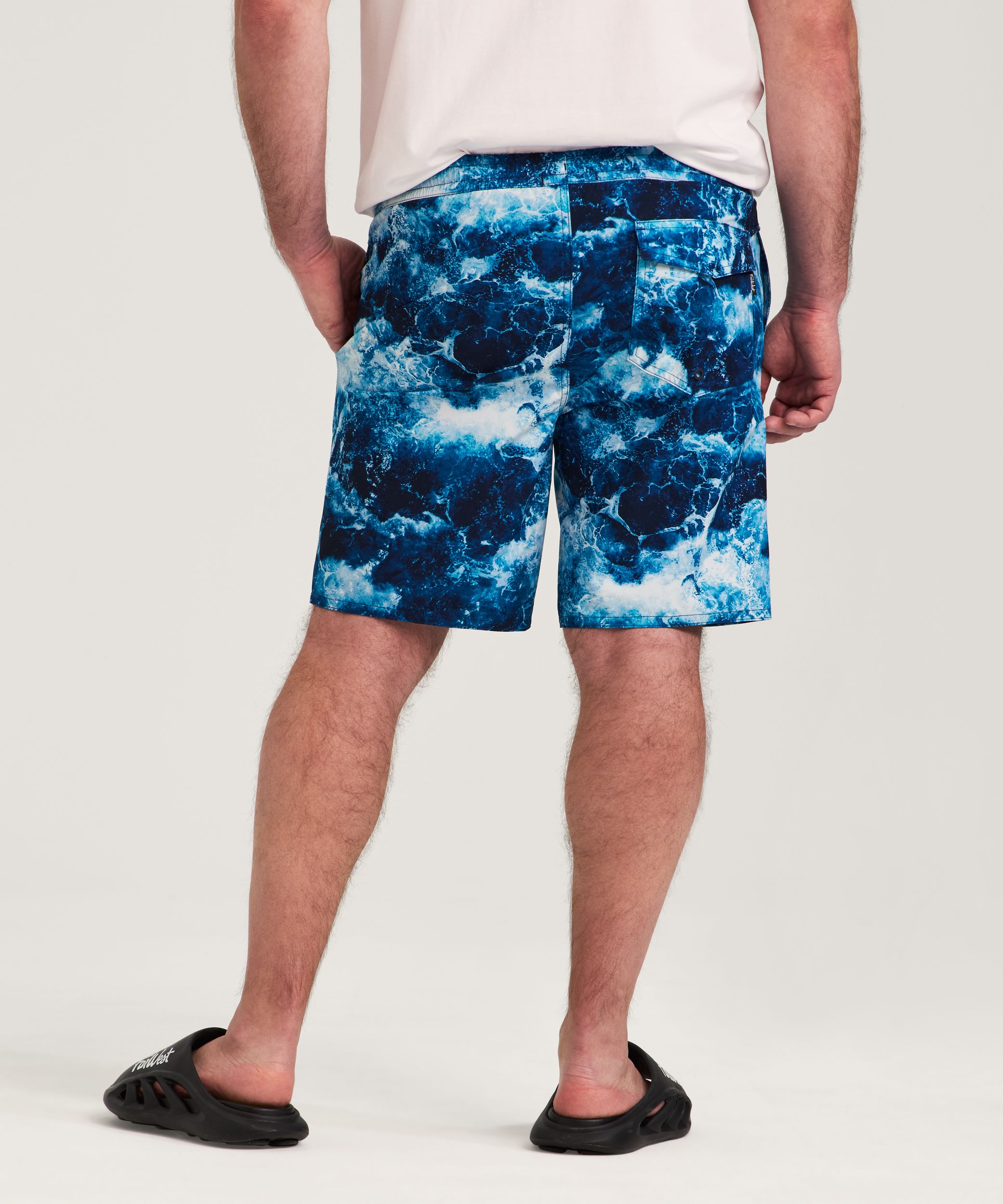 FarWest Men's Printed 8 Inch Swim Shorts