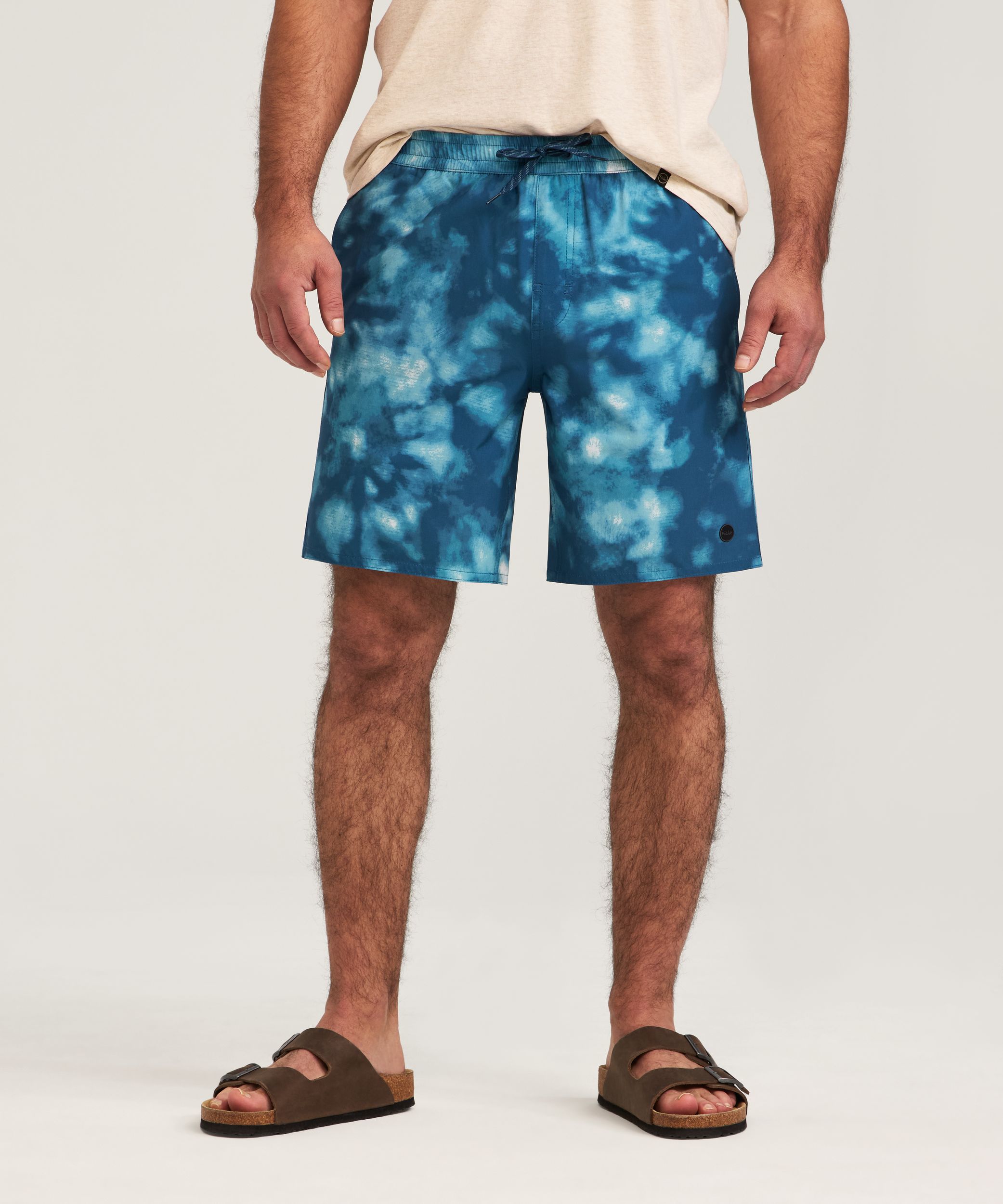 Bermuda de plage de 8&nbsp;po à imprimé pour hommes, FarWest