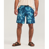 FarWest Men's Printed 8 Inch Swim Trunk Front_Flat