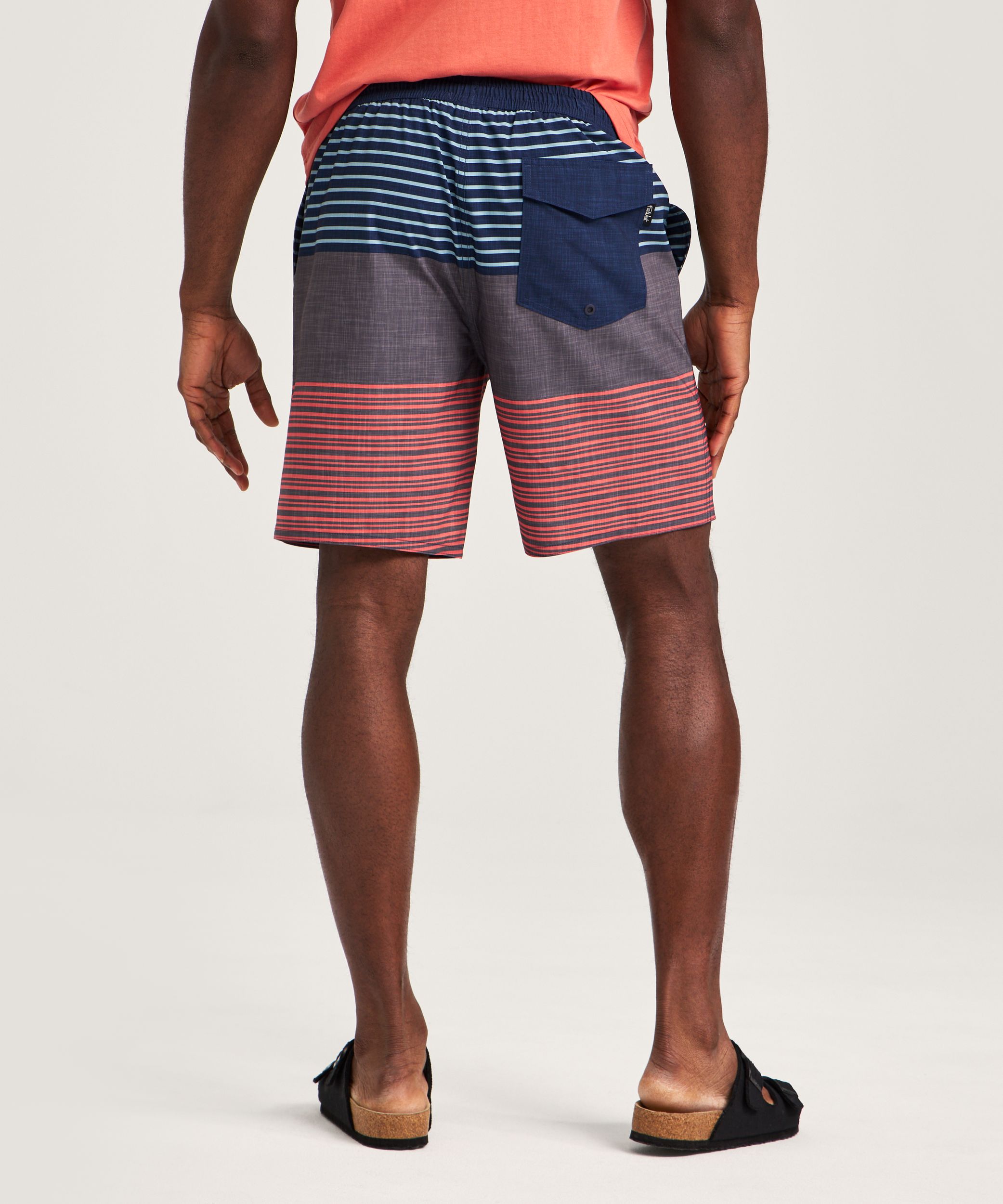 Bermuda de plage imprimé de 8&nbsp;pouces pour hommes, FarWest